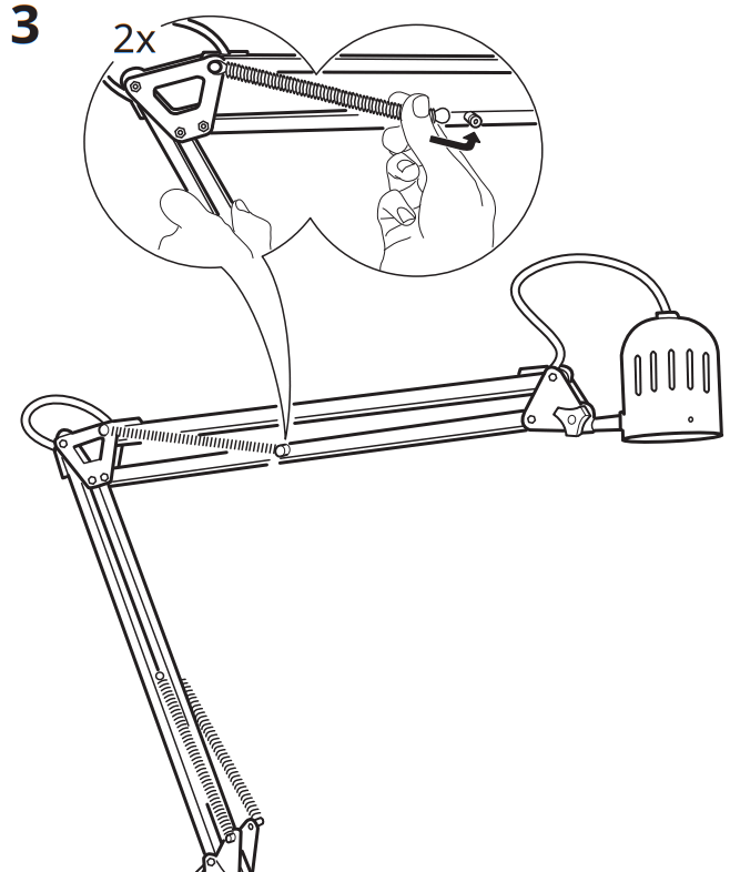 IKEA 604 249 87 TERTIAL Work Lamp with LED Bulb - Fig 7