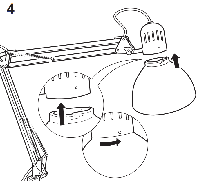 IKEA 604 249 87 TERTIAL Work Lamp with LED Bulb - Fig 8