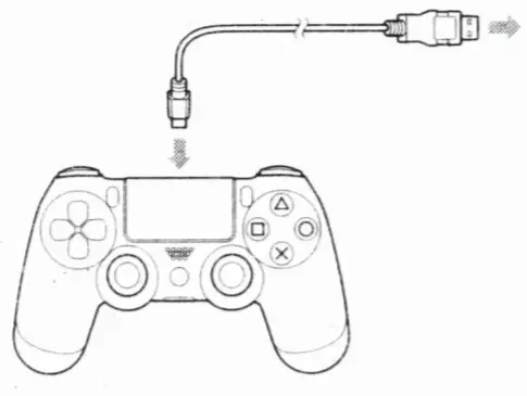 Shenzhen Shi Chengfeng Keji Youxian Gongsi TD AC918 Dualshock 4 Wireless Controller - controller