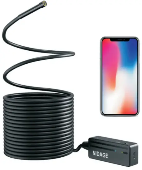 NIDAGE AW655 Wireless Endoscope Camera