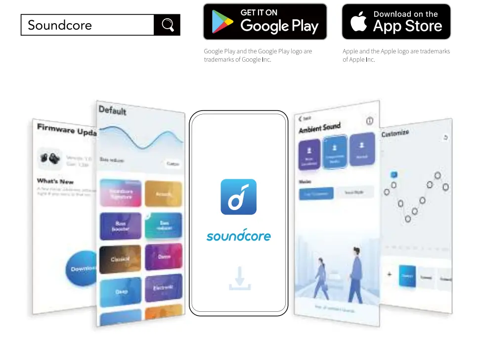 Soundcore Life A2 NC+ Multi Mode ANC Wireless Earbuds - app