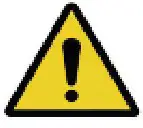 Graphic symbols used on the Product