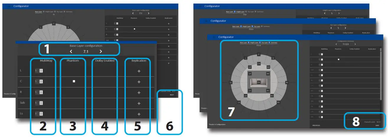 STORM AUDIO ISP ELITE MK3 Immersive Sound Preamp Processor User Guide - Configure your Theater