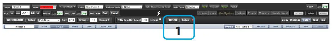 STORM AUDIO ISP ELITE MK3 Immersive Sound Preamp Processor User Guide - Dirac Live Calibration