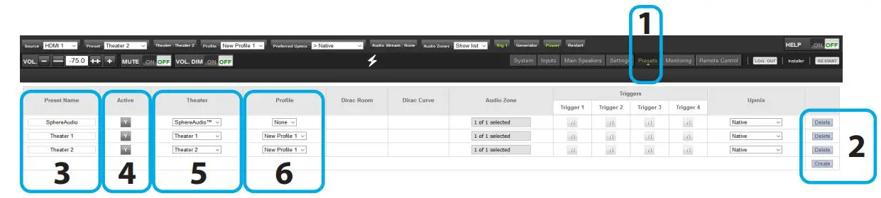 STORM AUDIO ISP ELITE MK3 Immersive Sound Preamp Processor User Guide - PRESETS DEFINITION