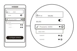 Proscenic M8 Pro LDS 8.0 Laser Navigation Smart Robot Vacuum Cleaner Instruction Manual - Go to the moile phone wlan list and select and connect