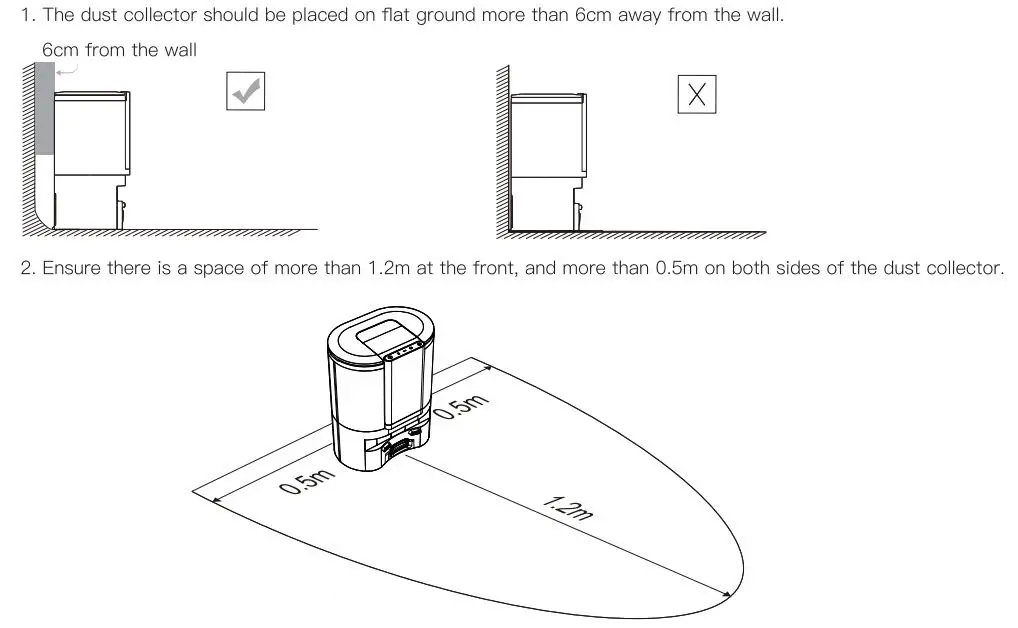 Proscenic M8 Pro LDS 8.0 Laser Navigation Smart Robot Vacuum Cleaner Instruction Manual - Install dust collector