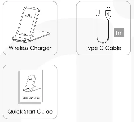 AMKETTE Air 600 600 Qi Certified Wireless Charging Pad 1