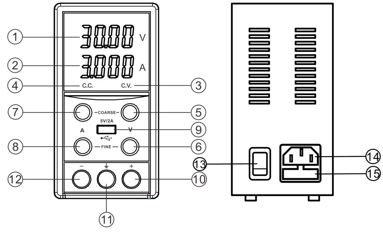 PCWork PCW07A DC Power Supply - overview