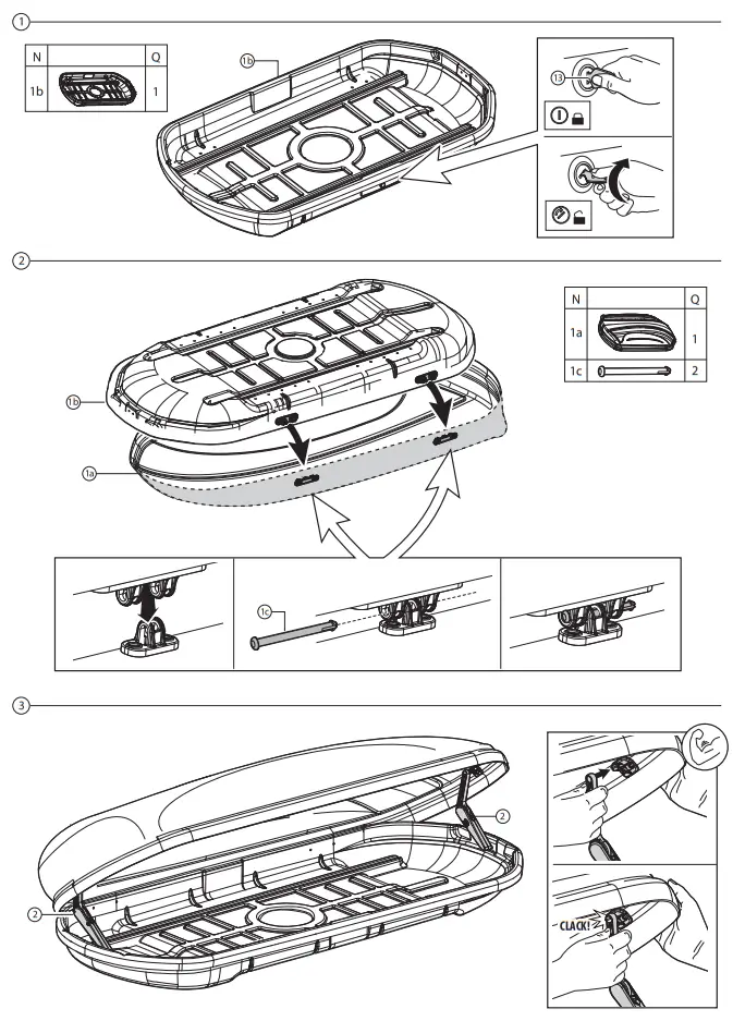MENABO MANIA 320 Car Roof Box-fig3