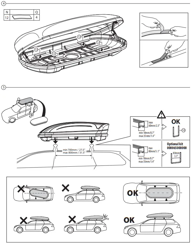 MENABO MANIA 320 Car Roof Box-fig4