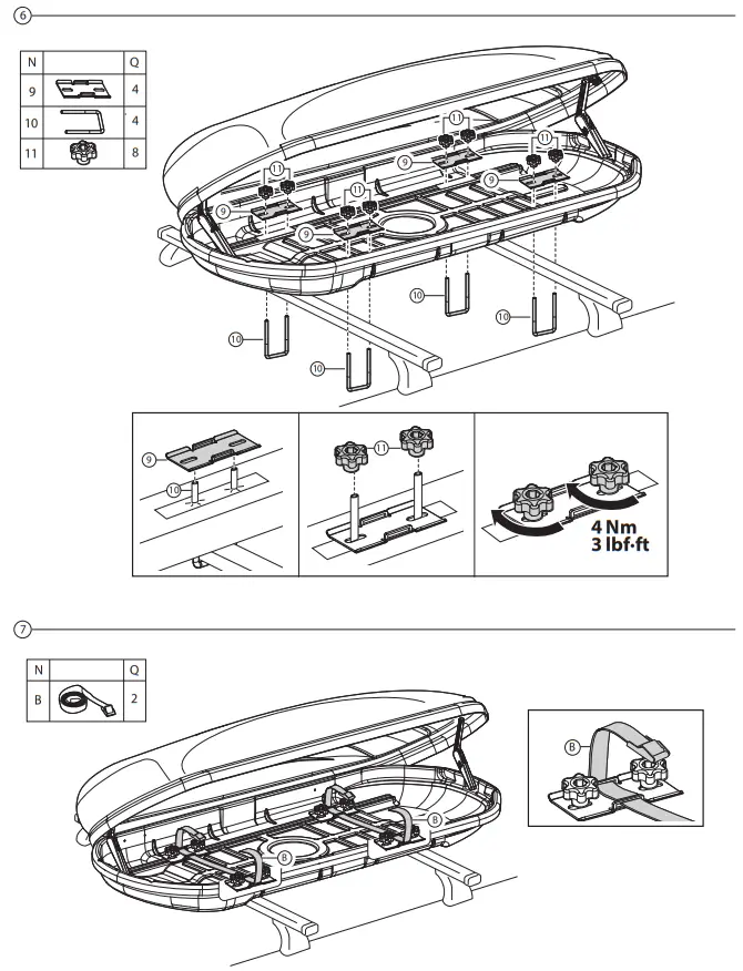 MENABO MANIA 320 Car Roof Box-fig5