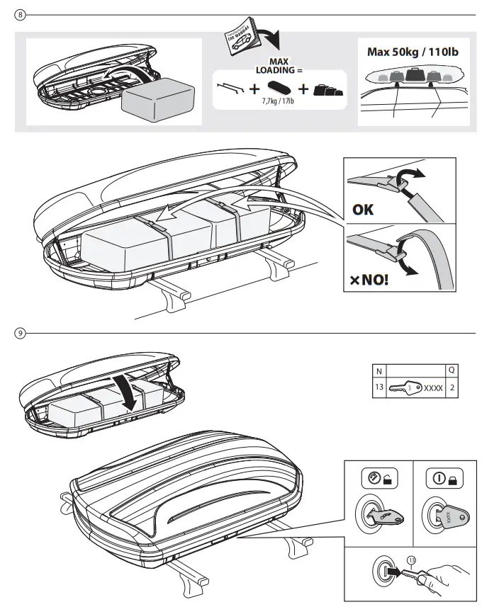 MENABO MANIA 320 Car Roof Box-fig6