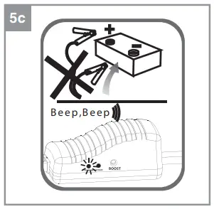 Jump starting for the vehicle