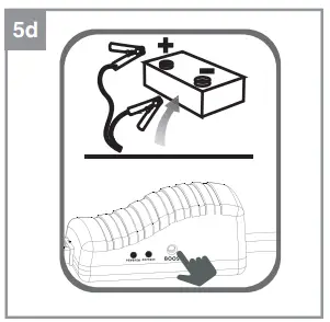 Jump starting for the vehicle