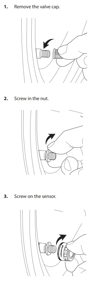 BLAUPUNKT TPMS HN1.0 Honda Plug and Play Instruction Manual - EXTERNAL SENSOR INSTALLATION