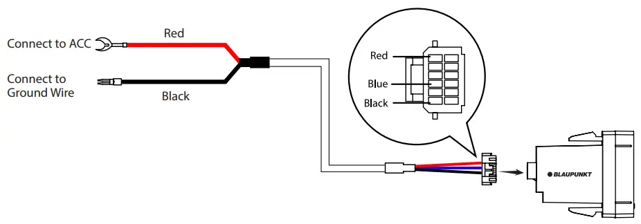 BLAUPUNKT TPMS HN1.0 Honda Plug and Play Instruction Manual - WIRING DIAGRAM