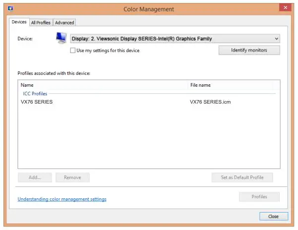 ViewSonic IPS Monitor Display - Color Management