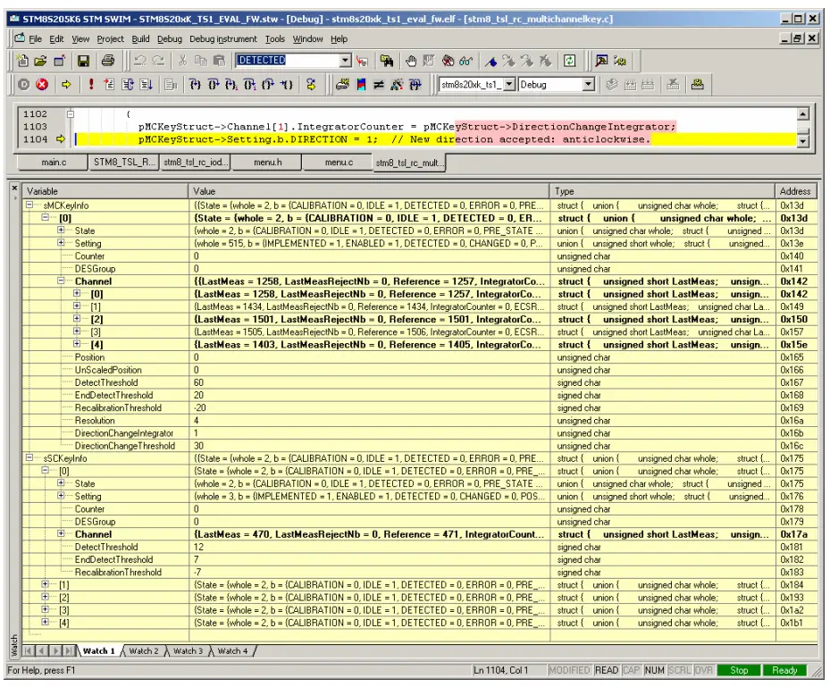 STM8S Touch Sensing Evaluation Kit - fig 15