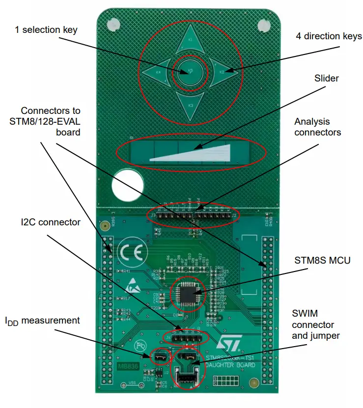 STM8S Touch Sensing Evaluation Kit - fig 3