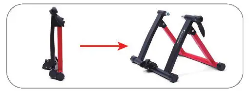 Sportneer Y23-86000-01 Trainer Stand Indoor Cycling - How to Assemble 1