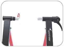 Sportneer Y23-86000-01 Trainer Stand Indoor Cycling - How to Use 5