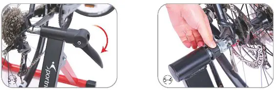 Sportneer Y23-86000-01 Trainer Stand Indoor Cycling - How to Use 7