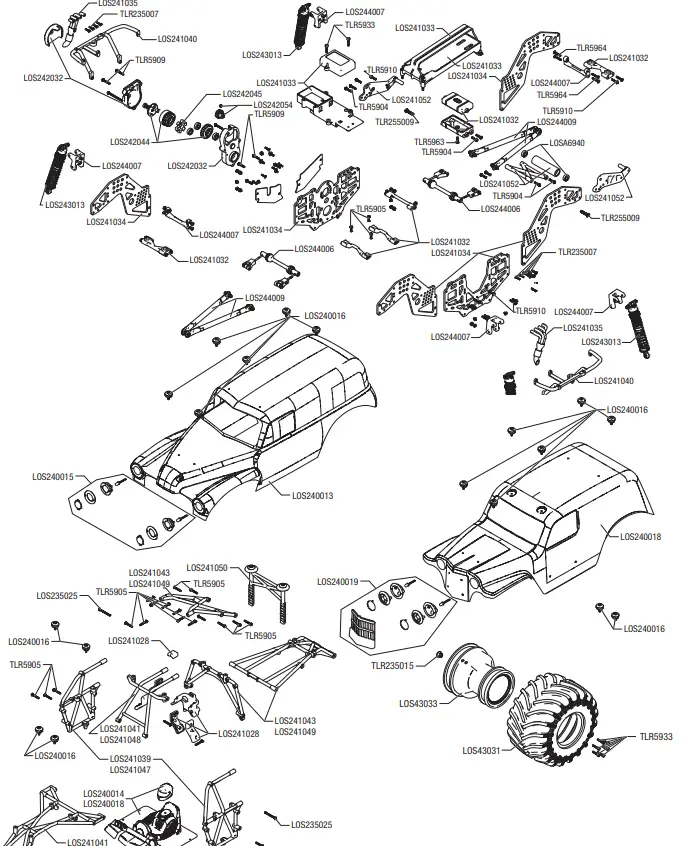 HORIZON-LOS04021T1-GRAVE-DIGGER-Lmt-Solid-Axle-4wd-Monster-Truck-Rtr-FIG-17