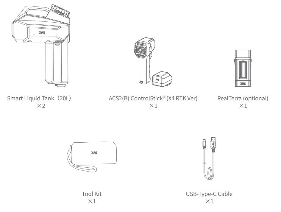 XAG P40 Agricultural UAS Drone - 2