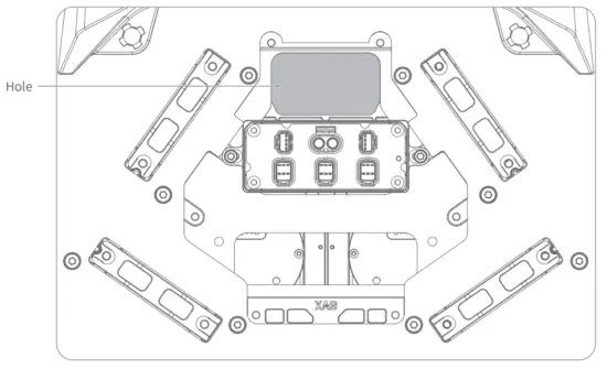 XAG P40 Agricultural UAS Drone - Indicator and Sprayer