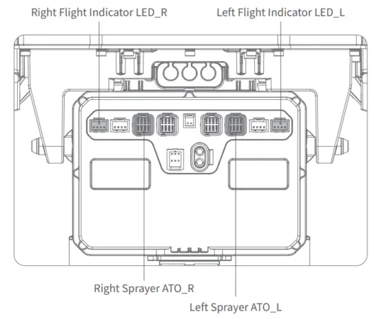 XAG P40 Agricultural UAS Drone - Right Flight Indicator