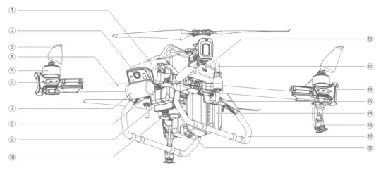 XAG P40 Agricultural UAS Drone - fig3