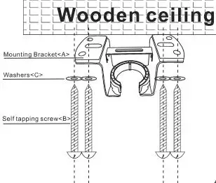 COSTWAY- ES10053 - Industrial- Ceiling- Fan-fig-5