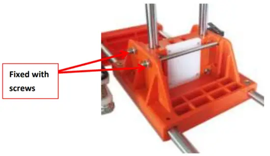 Easy Threed X1 Operation Video Inside TF Card - Fixed with 2 screws