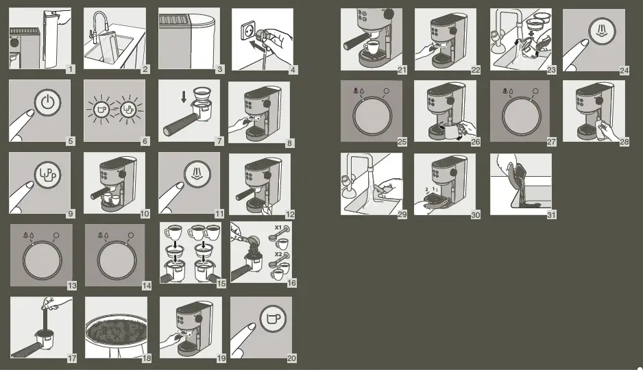 KRUPS XP442 Coffee Machine -FIG-3