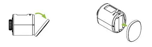 aeotec radiator thermostat Inserting batteries