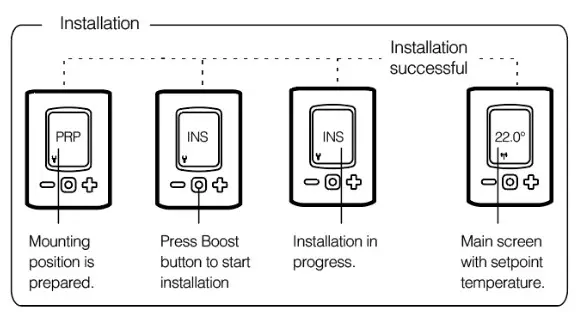 aeotec radiator thermostat - Mechanical Installation
