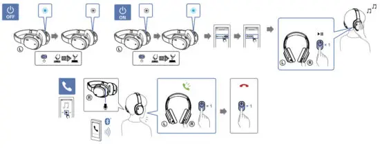 Ankbit 1Mii E600Pro Hybrid Active Noise Cancelling Headphones - figure 2