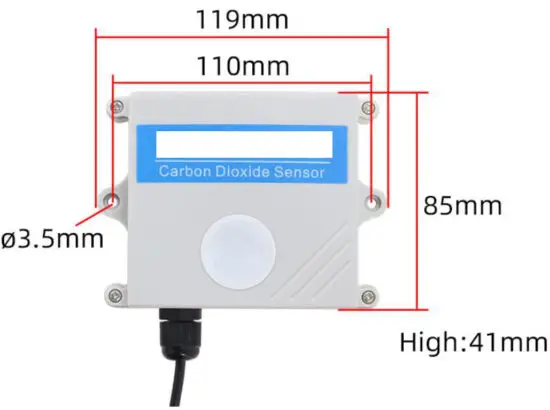 SONBUS XM2130 CO2 Carbon Dioxide Sensor - fig
