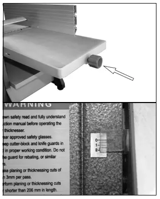 Clarke CPT1000 10 Inch Planer Thicknesser-fig16