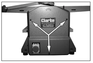 Clarke CPT1000 10 Inch Planer Thicknesser-fig27