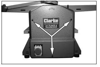 Clarke CPT1000 10 Inch Planer Thicknesser-fig30