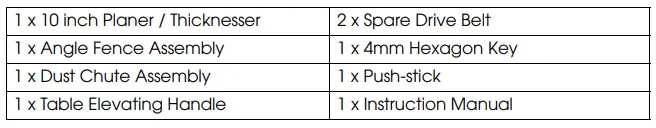 Clarke CPT1000 10 Inch Planer Thicknesser-fig34