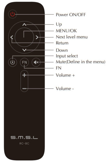 SMSL Do200 The Finest stack - remote control