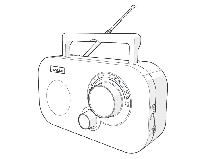 Nedis RDFM1320SI FM Radio