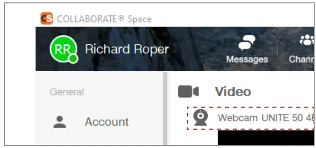 ClearOne Aura UNITE 50 4K AF Camera - Setup 3