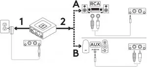 Receiver Connection with Speaker Inductions