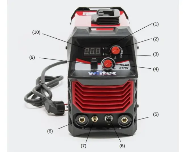 wiltec 61707 XPOtool Arc Welder Inverter Welding Machine - Parts