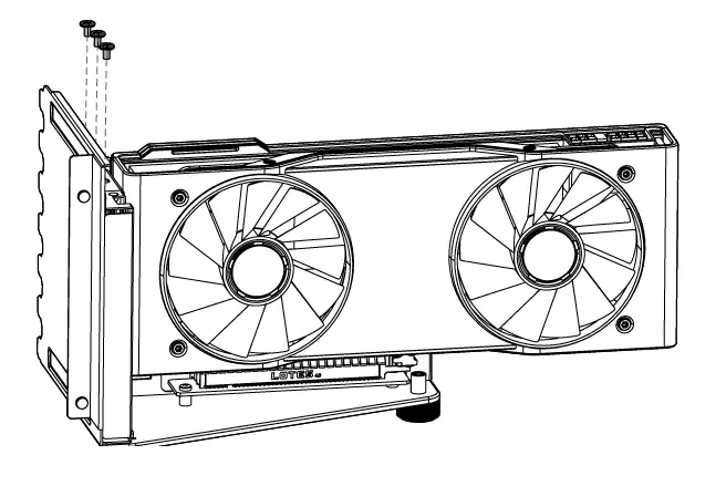 NZXT H7 Series Vertical GPU Mounting Kit for GPU Holder and PCIe 4.0 Riser Cable-FIG5