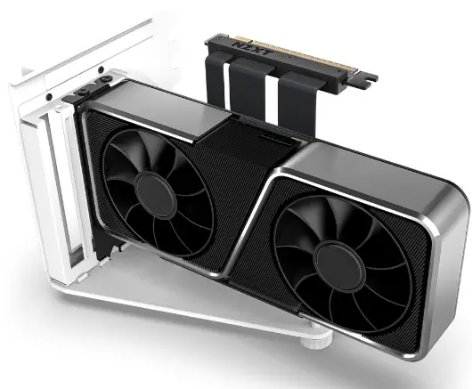 NZXT H7 Series Vertical GPU Mounting Kit for GPU Holder and PCIe 4.0 Riser Cable-PROD